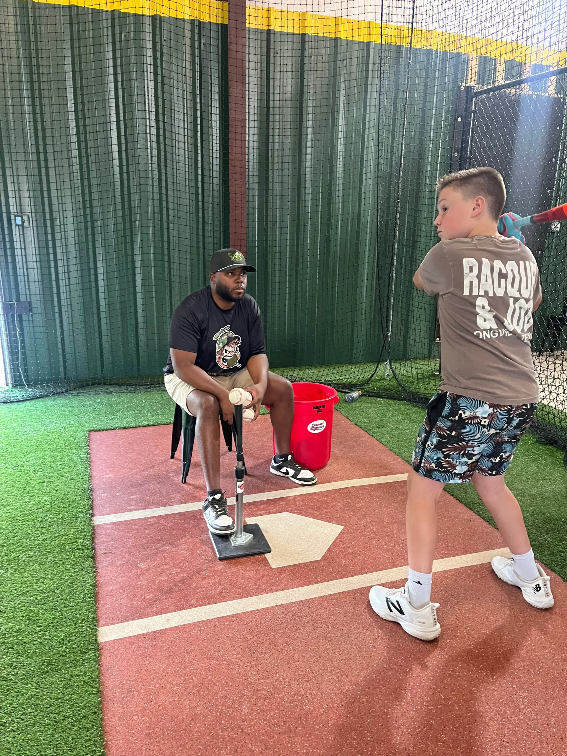 Bruce Hitting